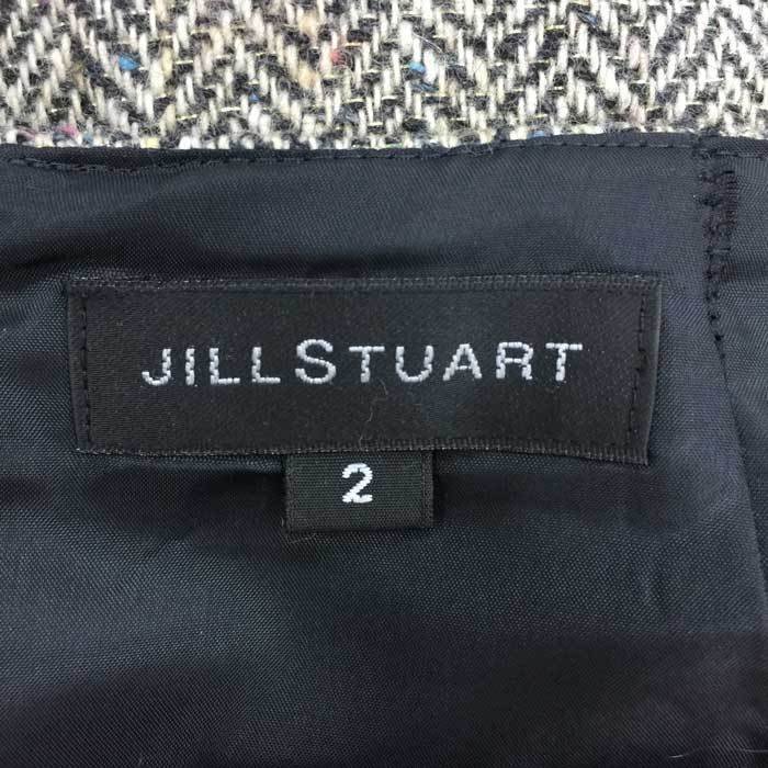 ジルスチュアート JILLSTUART ツイード スカート ブラック_画像3