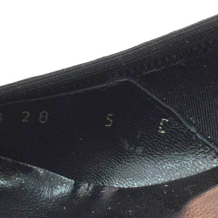 【新品同様】【美品】フェラガモ Salvatore Ferragamo つま先切り替えパンプス 22cm ブラック_画像7