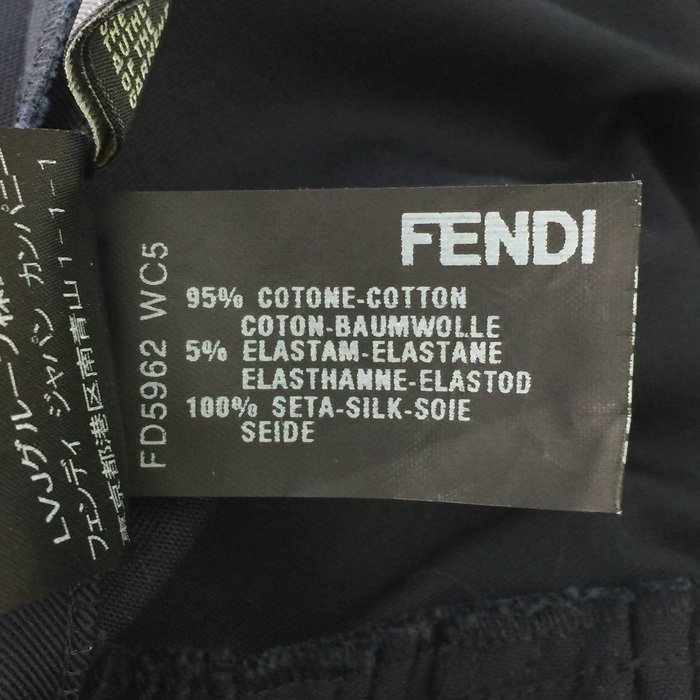 [ as good as new ][ beautiful goods ] Fendi FENDI no sleeve One-piece size 38 dark blue 