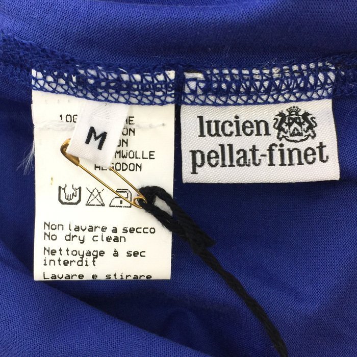 【新品同様】【美品】ルシアンペラフィネ lucien pellat finet 長袖 Tシャツ ロンT サーフボードプリント 綿100％ M ブルー_画像3