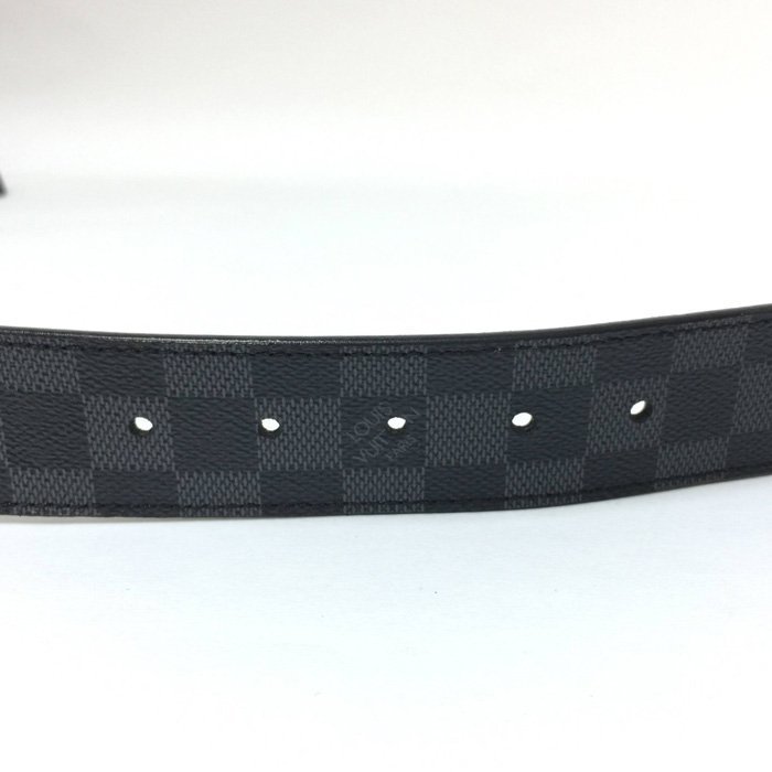 美品】ルイ ヴィトン LOUIS VUITTON サンチュール LVイニシアル ダミエ