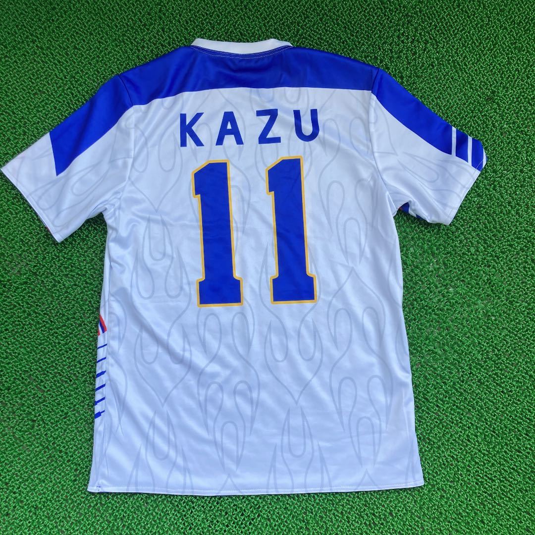 新国立 日本代表mixユニフォーム #11 KAZU Lサイズ - サッカー/フットサル
