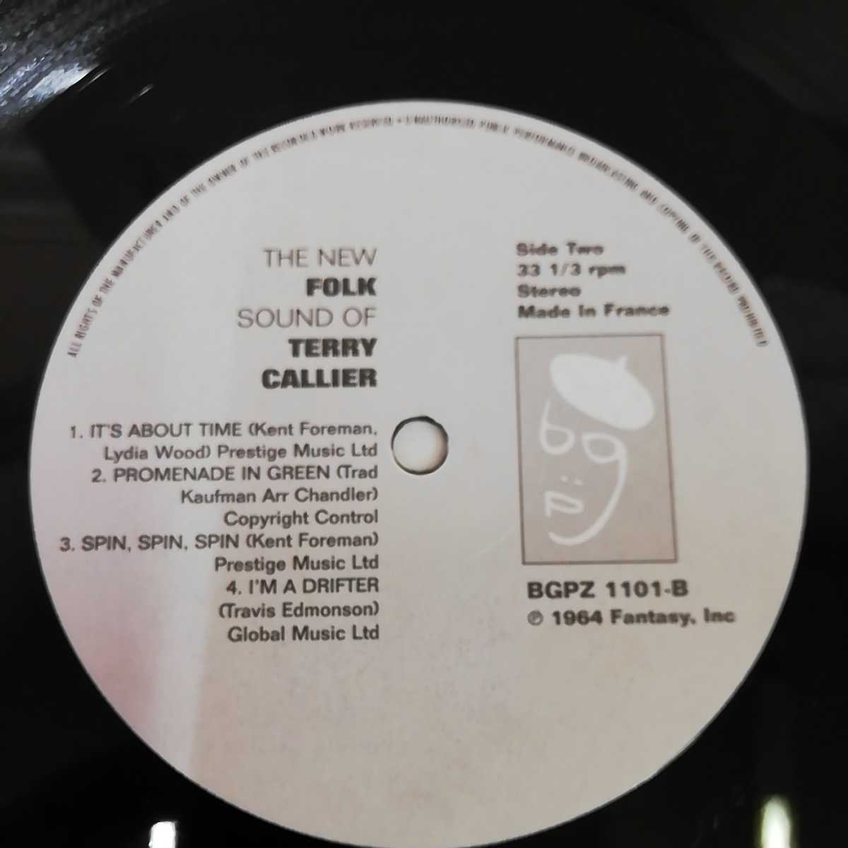 1_▼ LP THE NEW FOLK SOUND OF TERRY CALLIER BGPZ-1101 テリー・キャリアー キズあり 帯なし ライナーなし_画像5