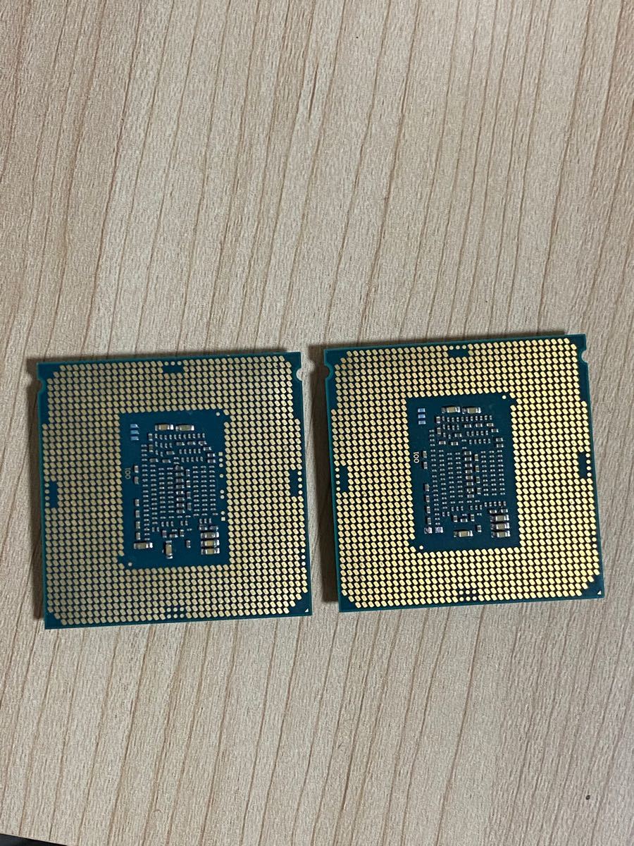 Intel CPU i5-7500 3.4GHZ i5-6600 3.3GHZ 2枚セット