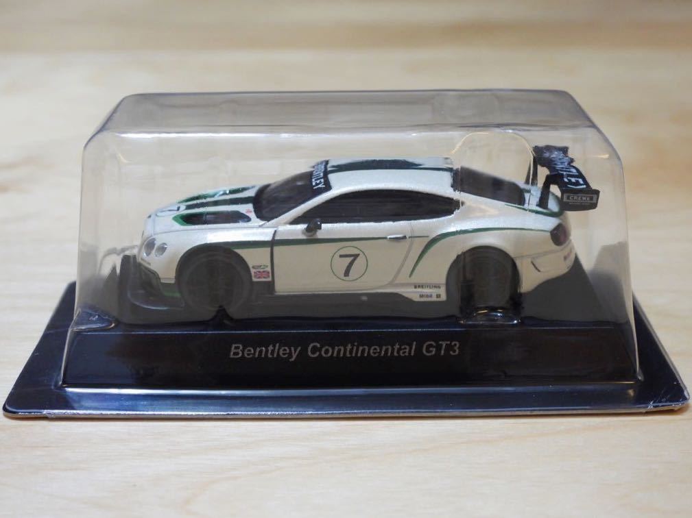 [ новый товар : закончившийся товар ] Kyosho 1/64 CVS миникар коллекция Bentley Continental GT3 [No.7]