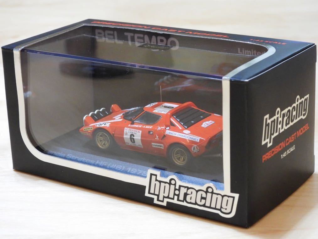 【ベルテンポ特注：未開封】hpi racing 1/43 ランチア ストラトス HF 1975年 ツール・ド・コルス No.6 優勝車 [8072]_画像8