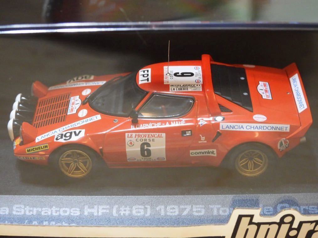 【ベルテンポ特注：未開封】hpi racing 1/43 ランチア ストラトス HF 1975年 ツール・ド・コルス No.6 優勝車 [8072]_画像4