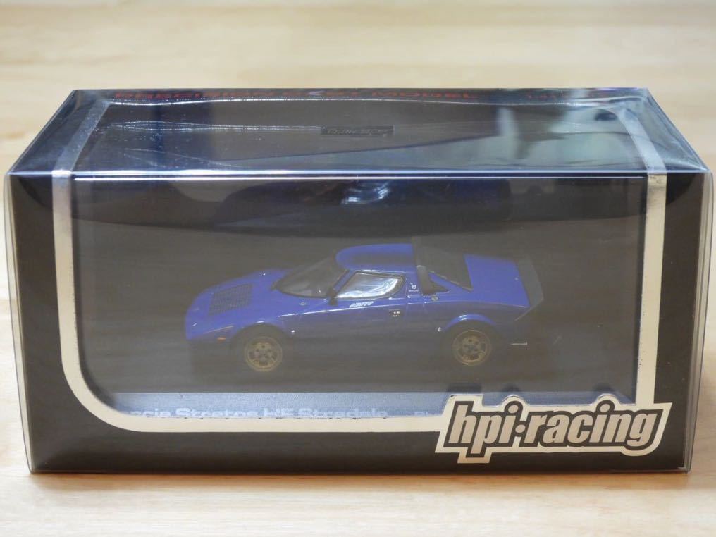 【新品：未開封】hpi racing 1/43 ランチア ストラトス HF ストラダーレ ブルー [Lancia Stratos HF Stradale] 979