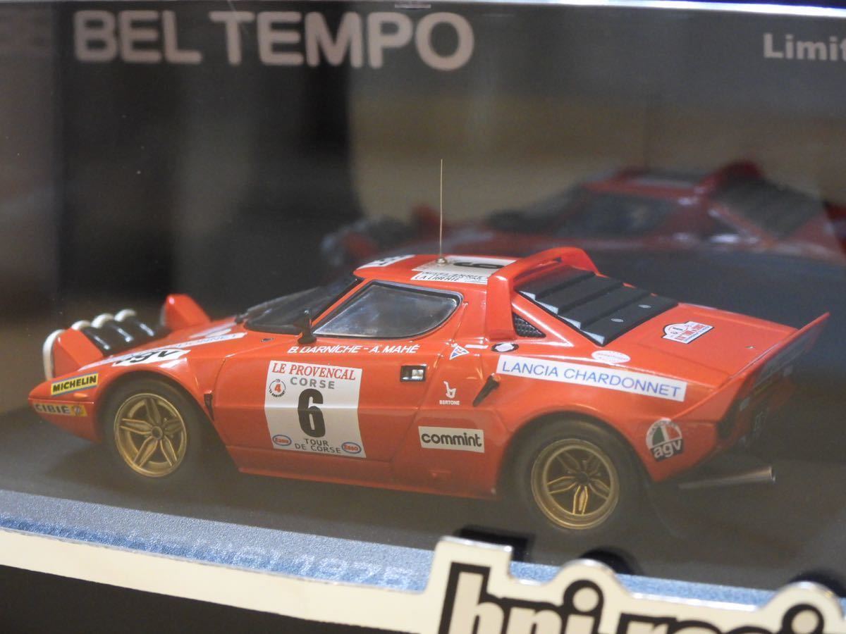 【ベルテンポ特注：未開封】hpi racing 1/43 ランチア ストラトス HF 1975年 ツール・ド・コルス No.6 優勝車 [8072]_画像5