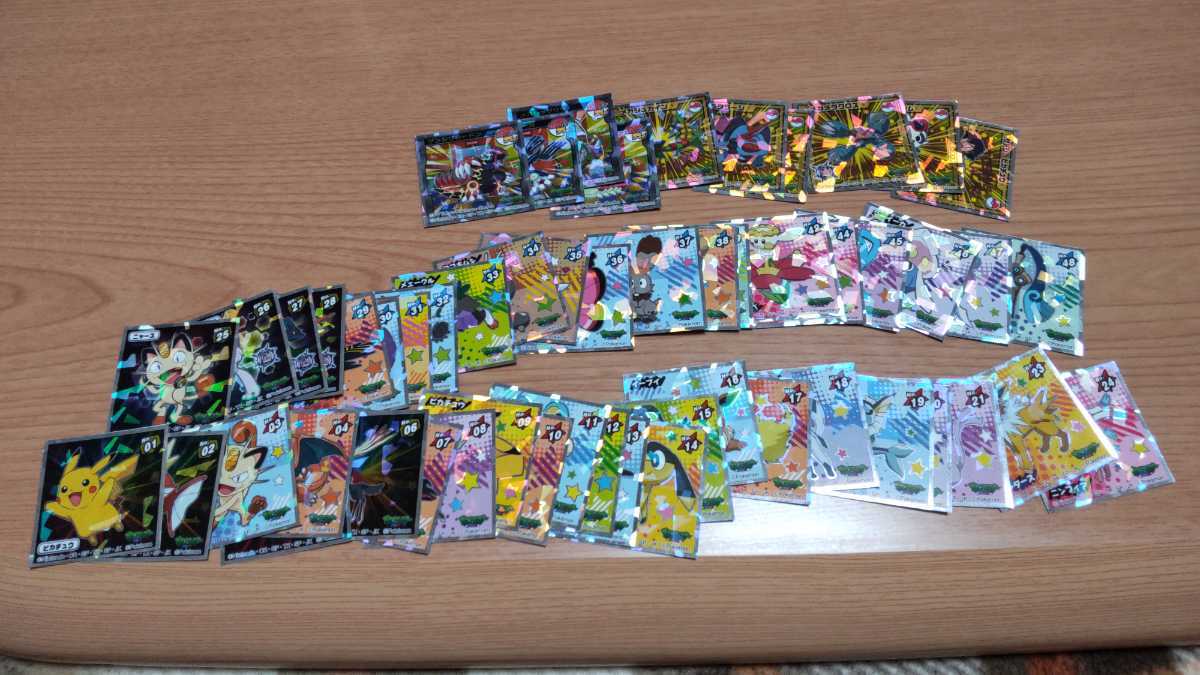 ヤフオク! - ポケモンコレクターズシール アンコール版 全58種 フルコ...