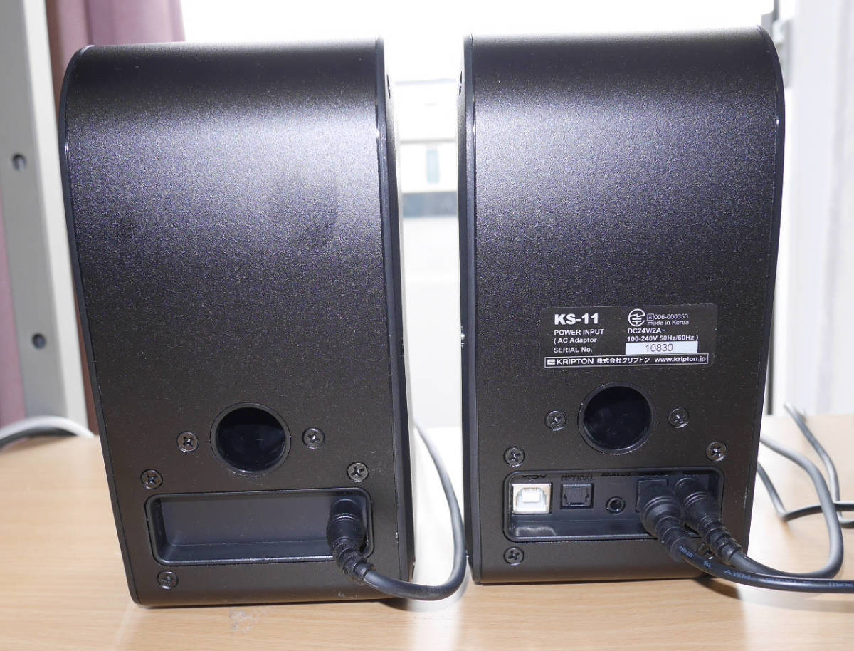 KRIPTON コンパクトスピーカー KS-11 B 品 - coastalcareeracademy.com