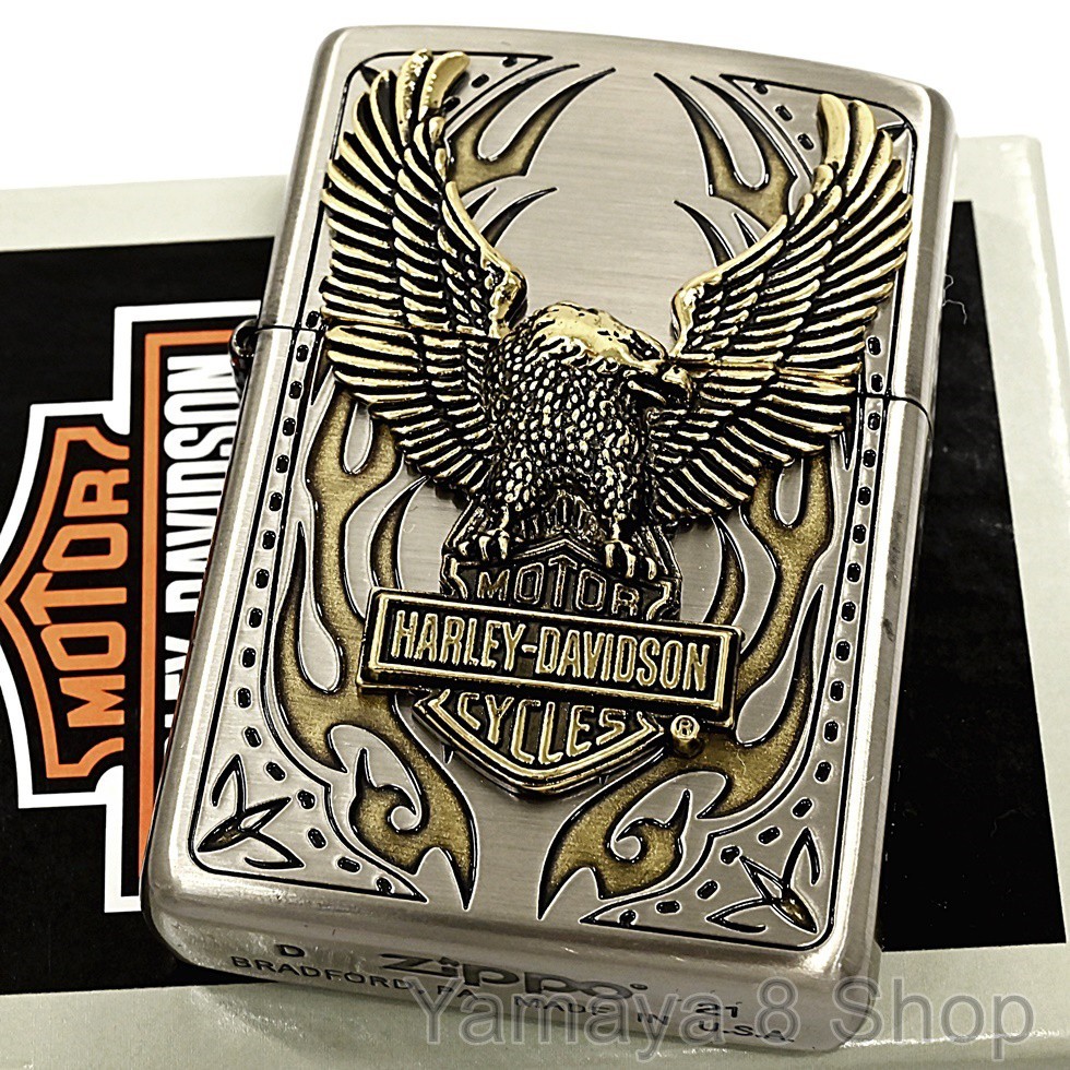 ZIPPO ジッポ ー ハーレーダビッドソン イーグル メタル-