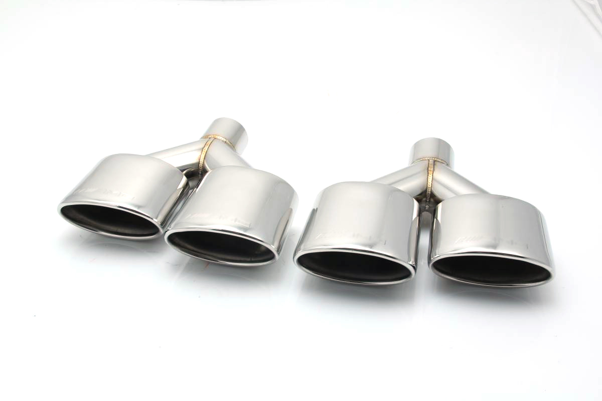 BENZ Benz C63 AMG W204 Y type 2 pipe out made of stainless steel muffler cutter 2 piece set 