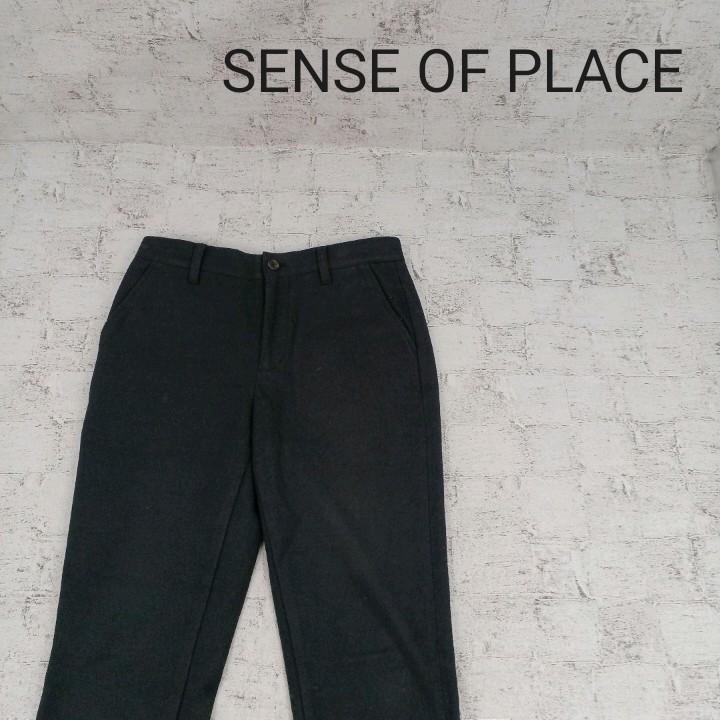 SENSE OF PLACE センスオブプレイス ウールパンツ W10853_画像1