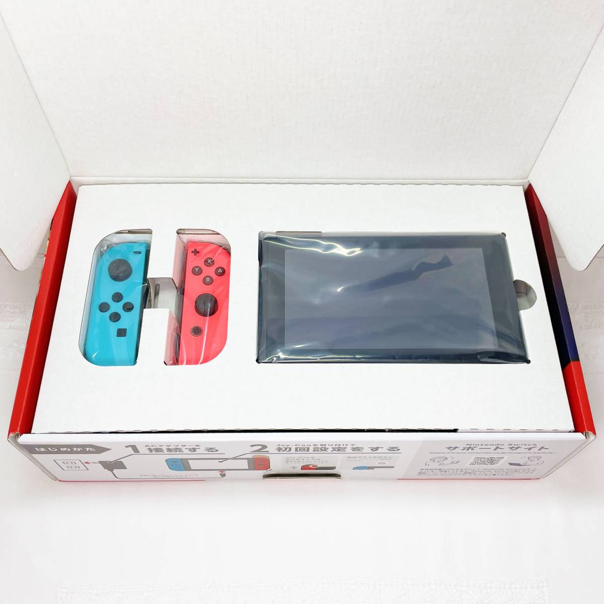 【新品未使用】Nintendo Switch 本体【Joy-Con(L)ネオンブルー/(R