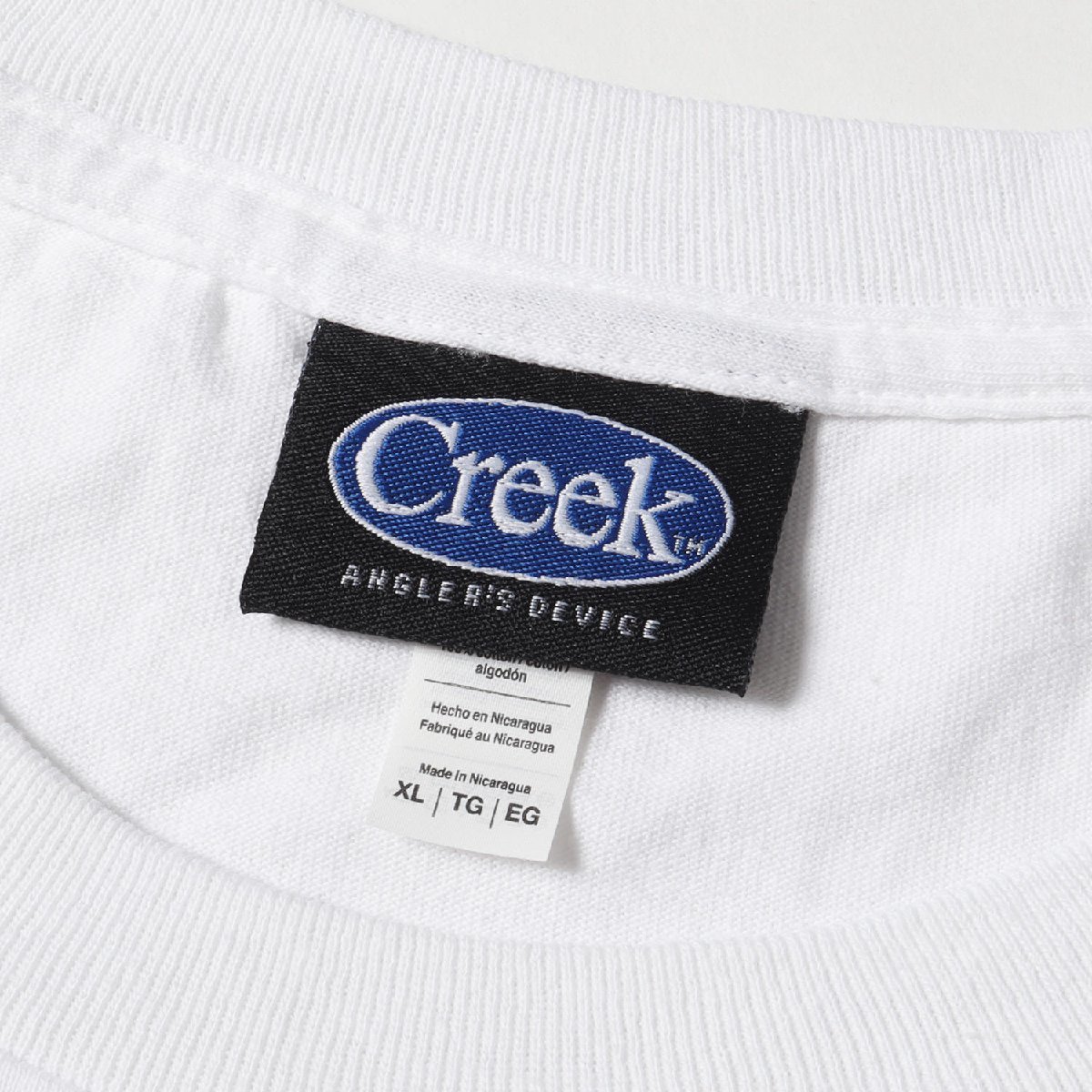 美品 Creek Anglers Device クリークアングラーズデバイス ブランドロゴ クルーネックTシャツ Primary Logo