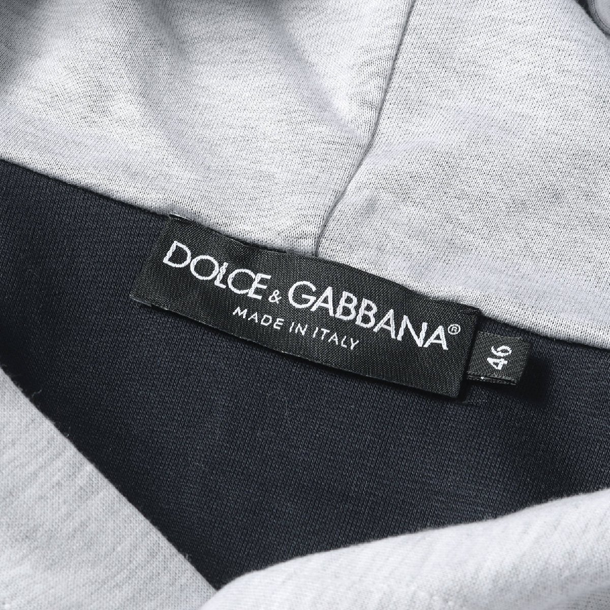 美品 DOLCE&GABBANA ドルチェ&ガッバーナ パーカー ワッペン プル