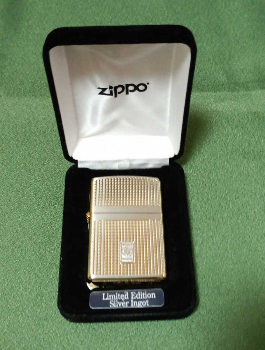 Zippo/ジッポー　シルバーインゴット 2016年製　200個限定　シリアル番号付き　176/200　SILVER　INGOT_画像1