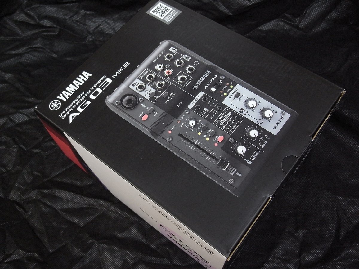 新品】ヤマハ AG03MK2B(黒)・ライブストリーミングミキサー・ウェブ