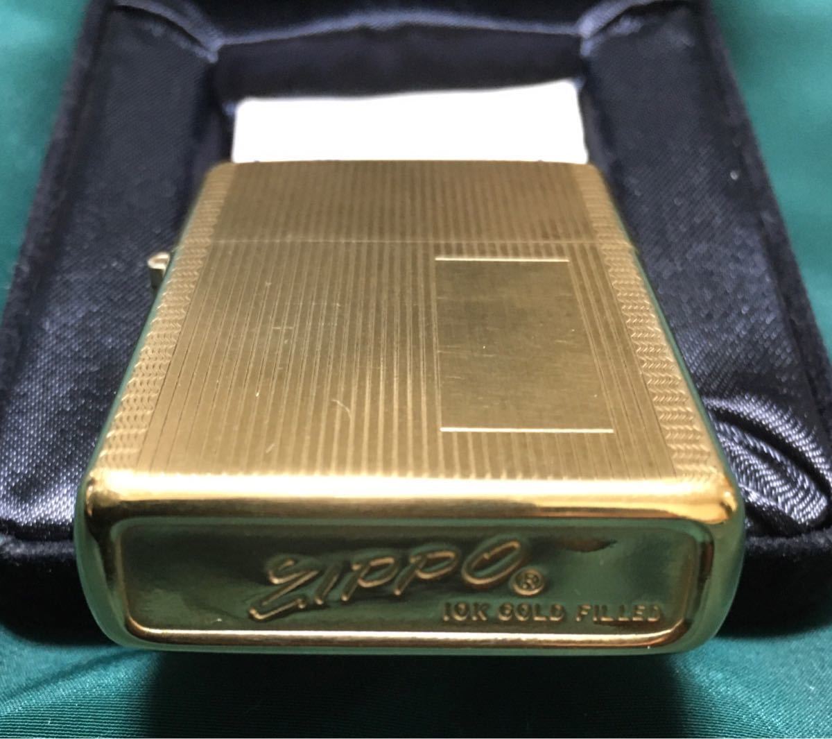 ZIPPO 10K ジッポー 10金 GOLD ゴールド 年式不明 現状品の画像6