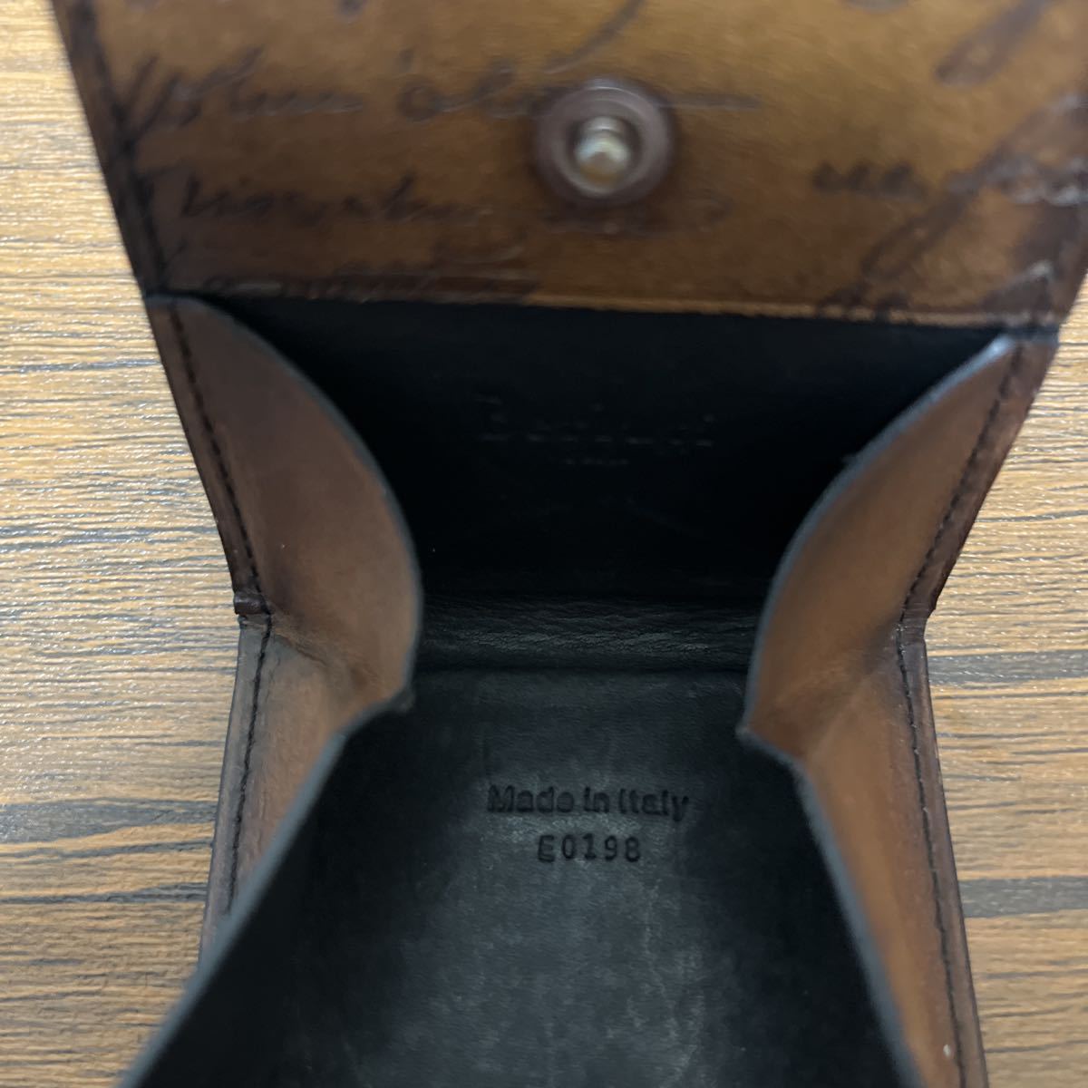 正規品 Berluti ベルルッティ カリグラフィ コインケース ブラウン