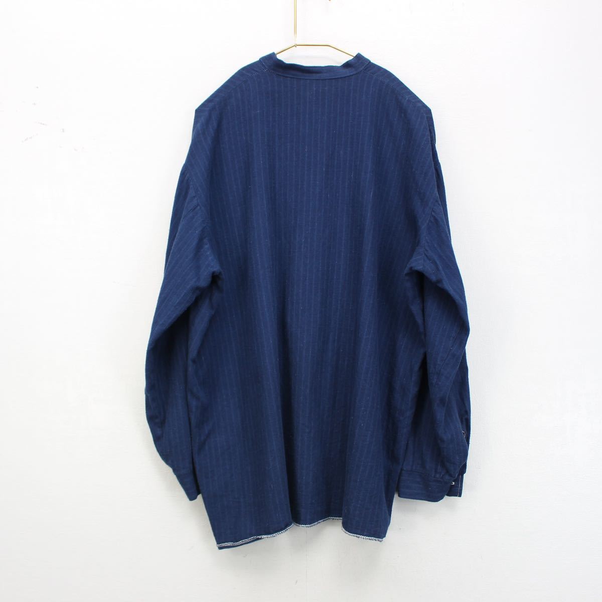 EU VINTAGE ヨーロッパ古着ストライプ後染めスリーピングシャツ | www