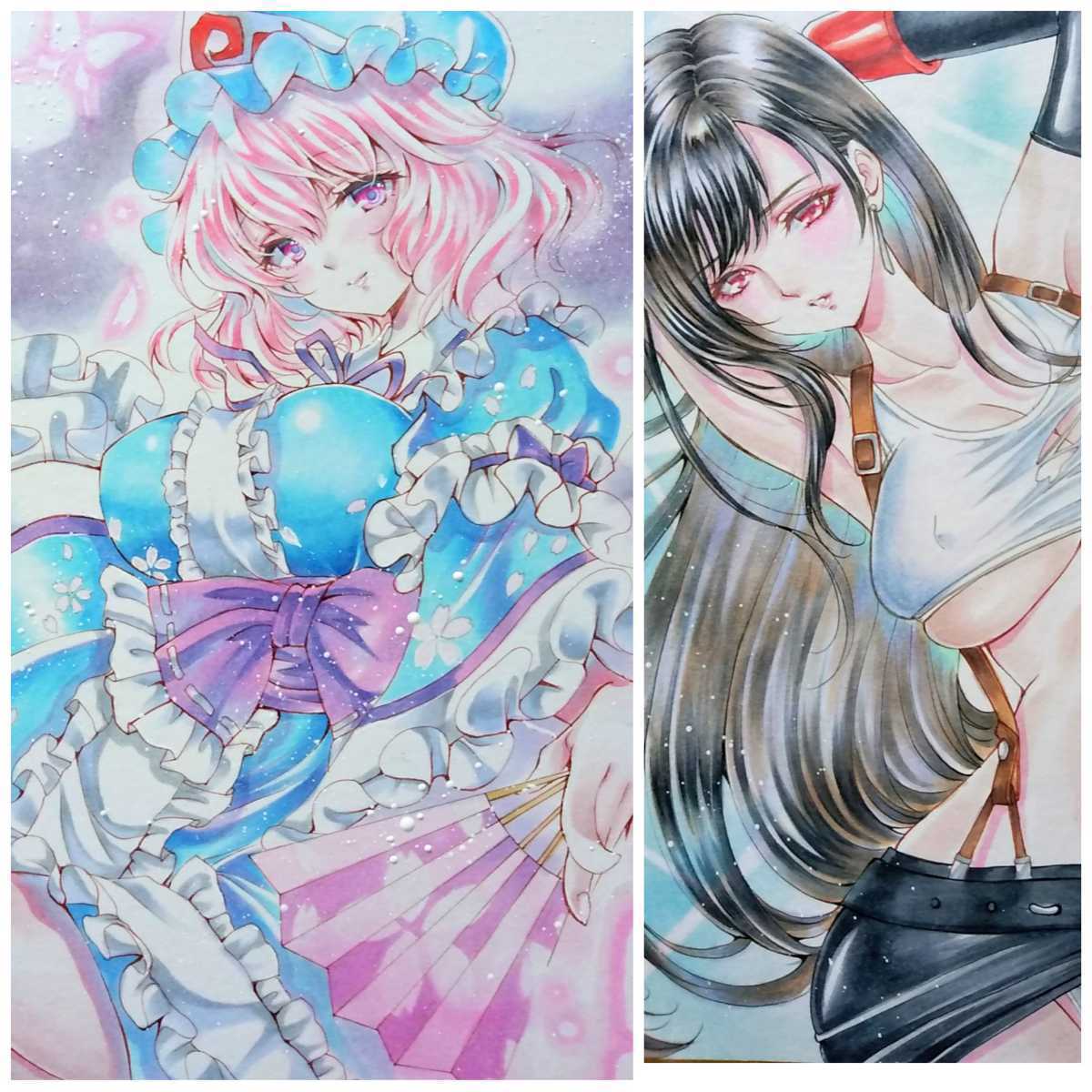 簡易 イラストオーダー リクエスト〕色紙 同人 版権 オリジナル 簡易 イラストオーダー リクエスト〕色紙 同人 版権 オリジナル