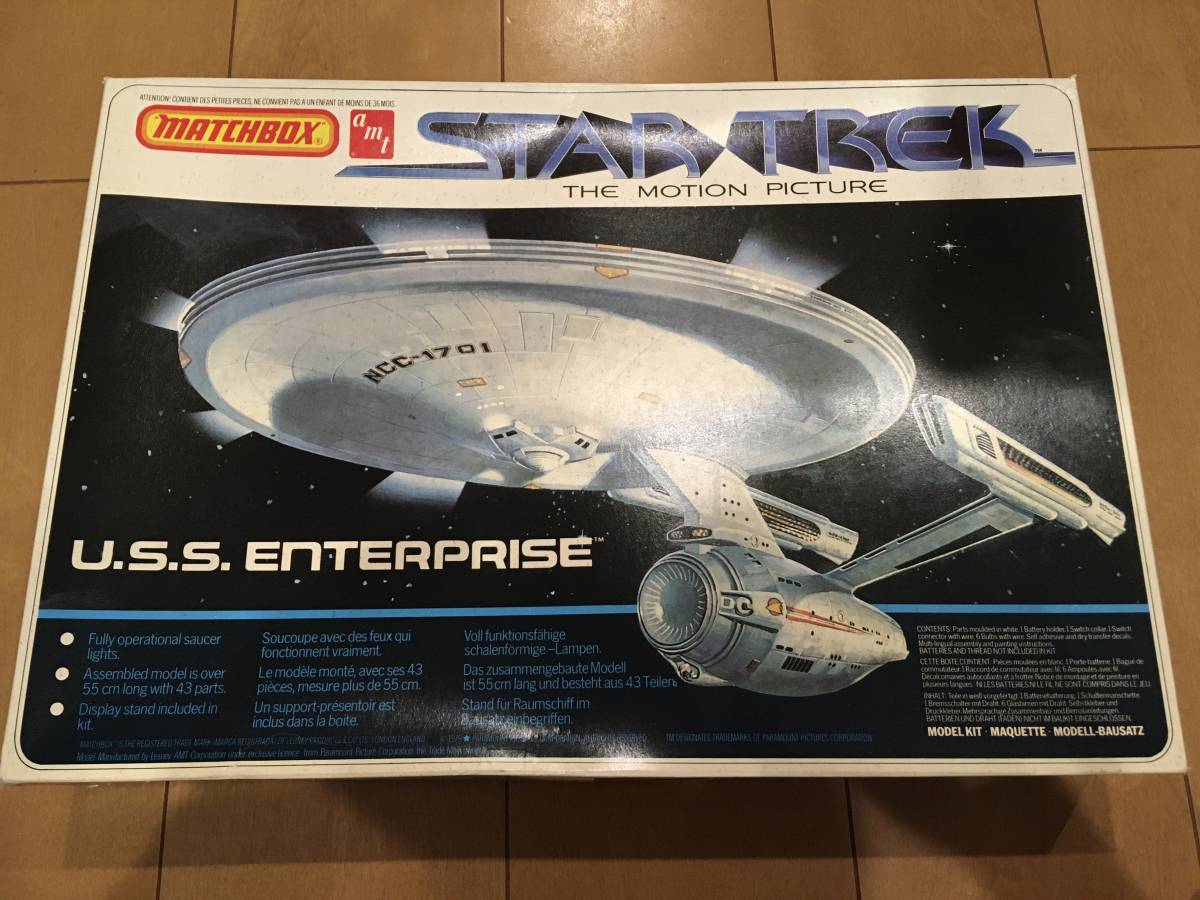 初版！マッチボックス AMT スタートレック エンタープライズ プラモデル Star Trek USS Enterprise ピカード ディスカバリー