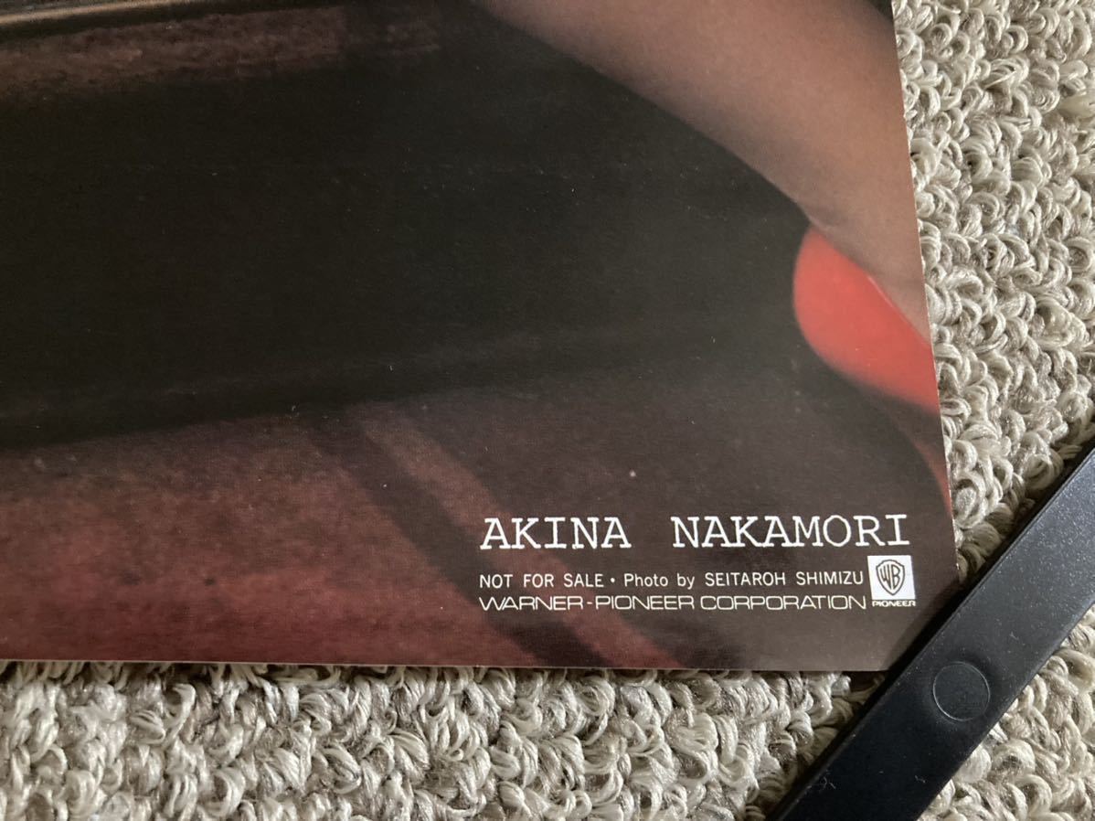  not for sale unused Nakamori Akina poster possibility privilege poster rare Showa Retro B2 size that time thing Showa Retro .. beautiful goods 