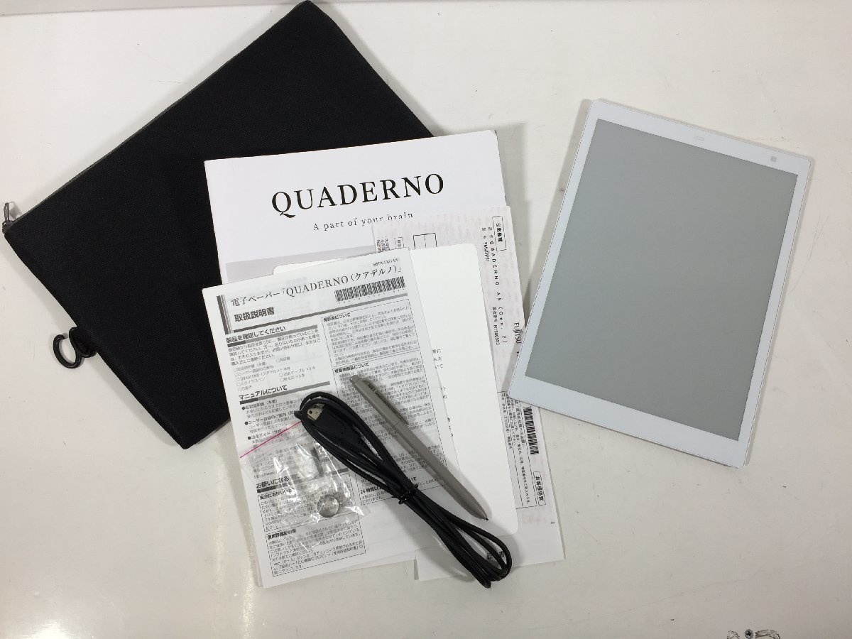 FUJITU 富士通 QUADERNO クアデルノ A5 電子ペーパー FMVDP51 電子メモ