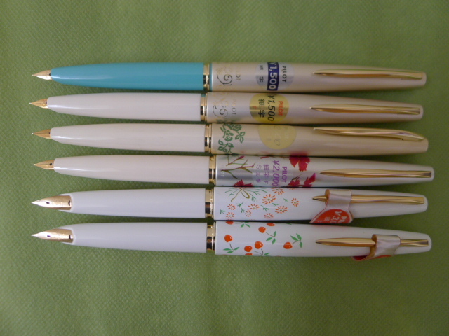 ☆ PILOT パイロット 万年筆 6本セット ペン先 14K 585 18K 750 ☆ PILOT パイロット 万年筆 6本セット ペン先 14K 585 18K 750