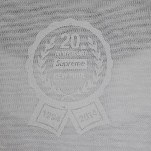 Supreme シュプリーム 14SS 20th Anniversary Box Logo Tee ボックスロゴTシャツ M ホワイトの画像7