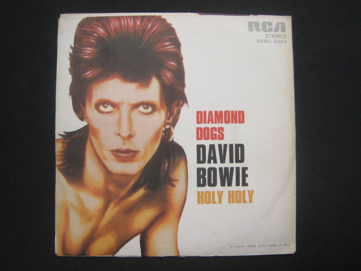 即決][レア][7インチ][イタリア盤]☆David Bowie - Diamond Dogs