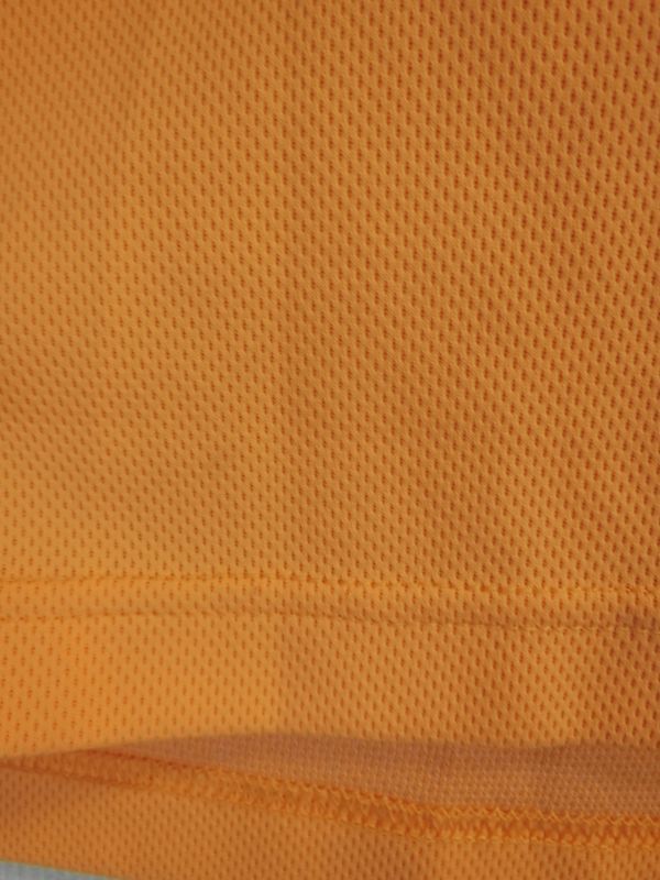 中古 ゴルフウェア TOURSTAGE(ツアーステージ) ハーフジップシャツ オレンジ レディース L_画像7