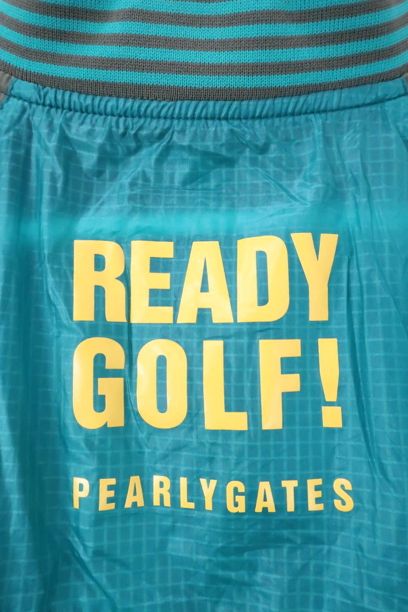 【感謝セール】【美品】PEARLY GATES(パーリーゲイツ) 半袖薄手フルジップブルゾン 緑茶 レディース 2 ゴルフウェア 2201-0136 中古_画像5