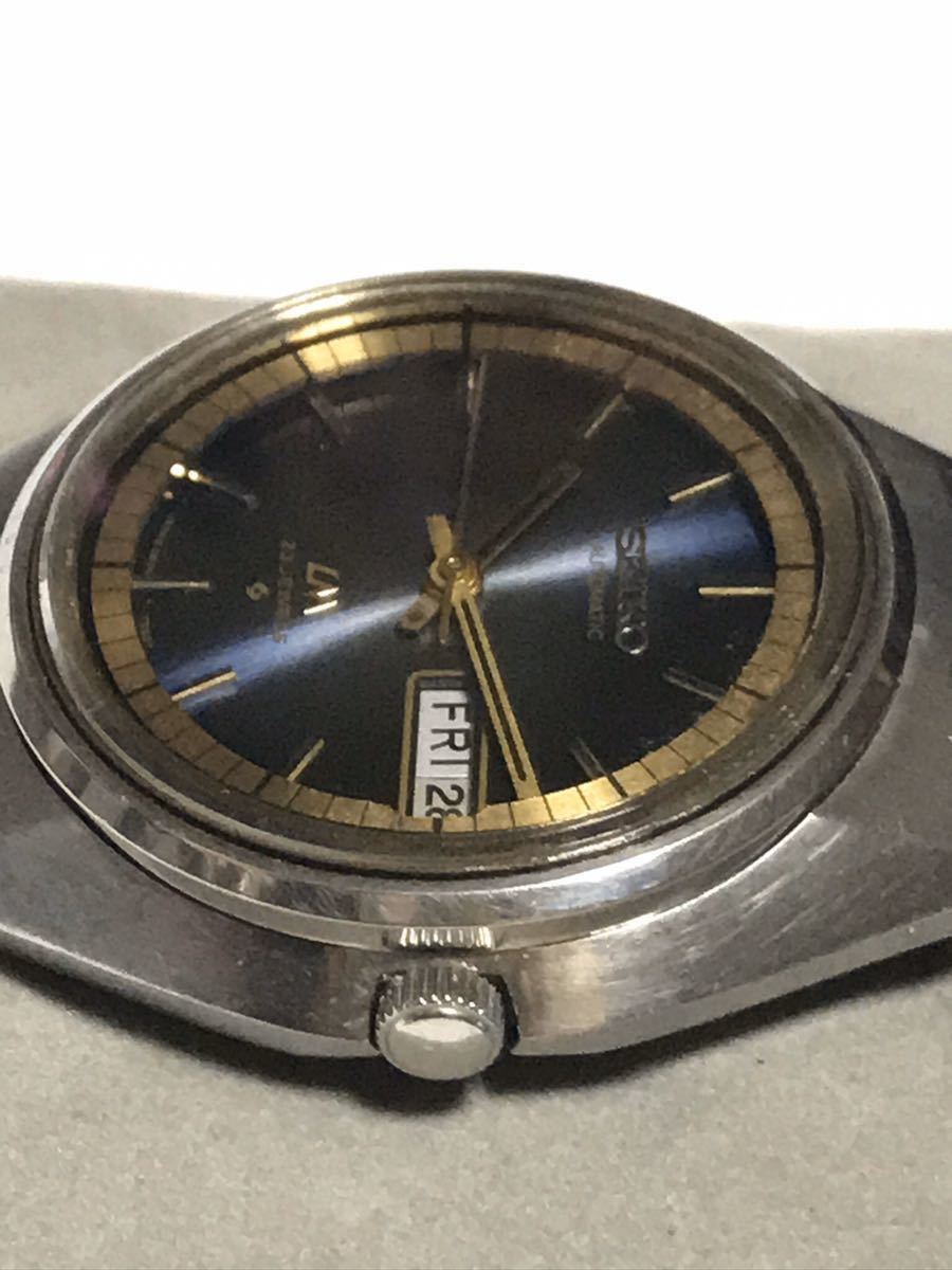 希少 美品 SEIKO LM セイコーロードマチック 23石 ブルー文字盤 5606-7270 自動巻 1973年製造 メンズ腕時計 アンティーク  ヴィンテージ