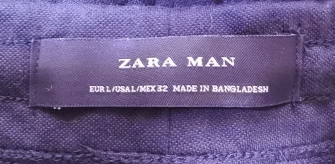 ZARA MAN ザラ スウェットパンツ パンツ 32 ブラック ymdnrk a201h0918 _画像6