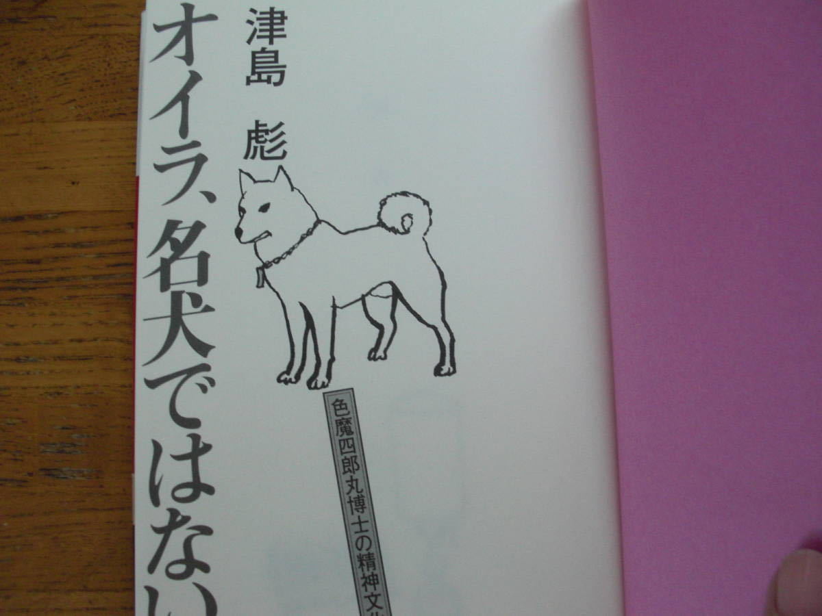 ◎津島彪《オイラ、名犬ではないけれど》◎朱鳥社 初版 (帯・単行本) _画像3