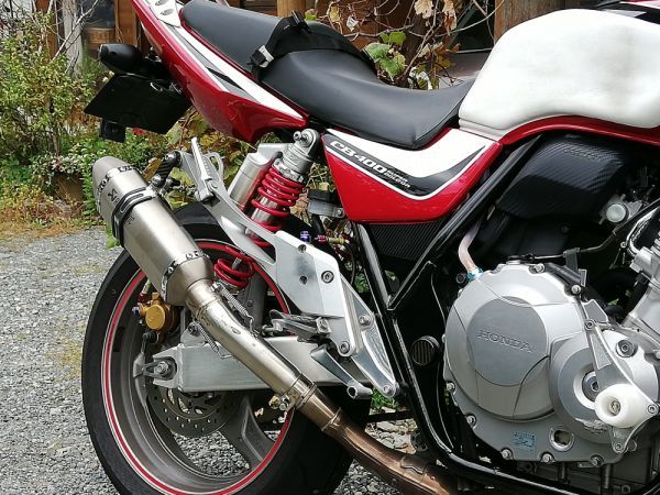 □TNM□ CB400SF NC39/NC42スーパーバックステップ 延長プレートset