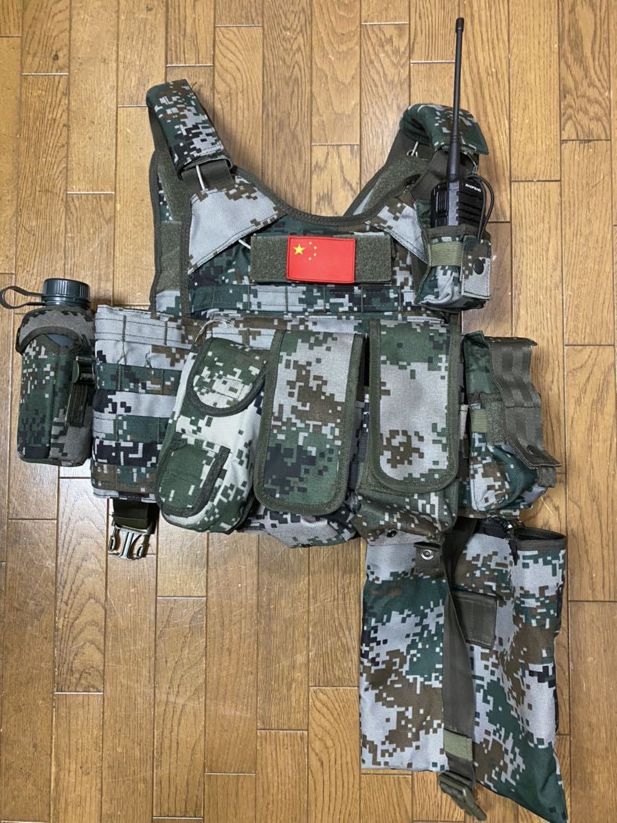 未使用官給品 中国人民解放軍特殊部隊章 胸章、ワッペン4種セット