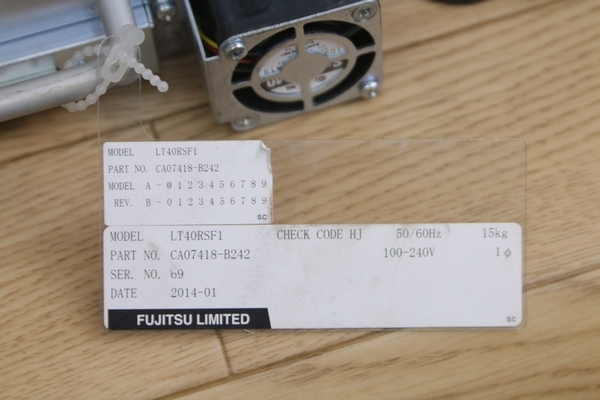 [FUJITSU Fujitsu ](ETERNUS LT40)(LT40RSF1) tape Library 2014 year made Junk tube .5960