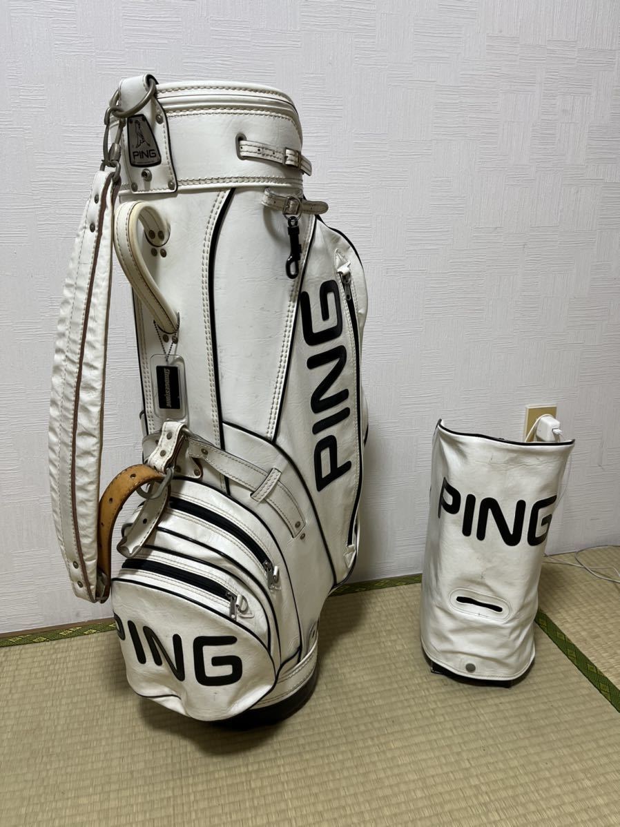 激レア PING ビンテージ キャディバッグ フード付属 稀少品