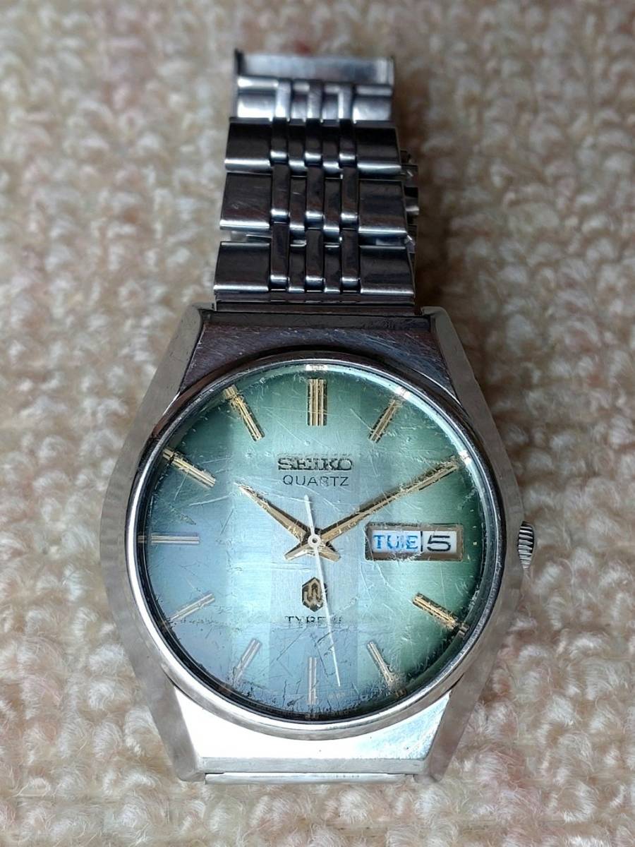 セイコー タイプ2 グリーン カットガラス Yahoo!オークション - SEIKO セイコー TYPEⅡ タイプ2 0903-8140