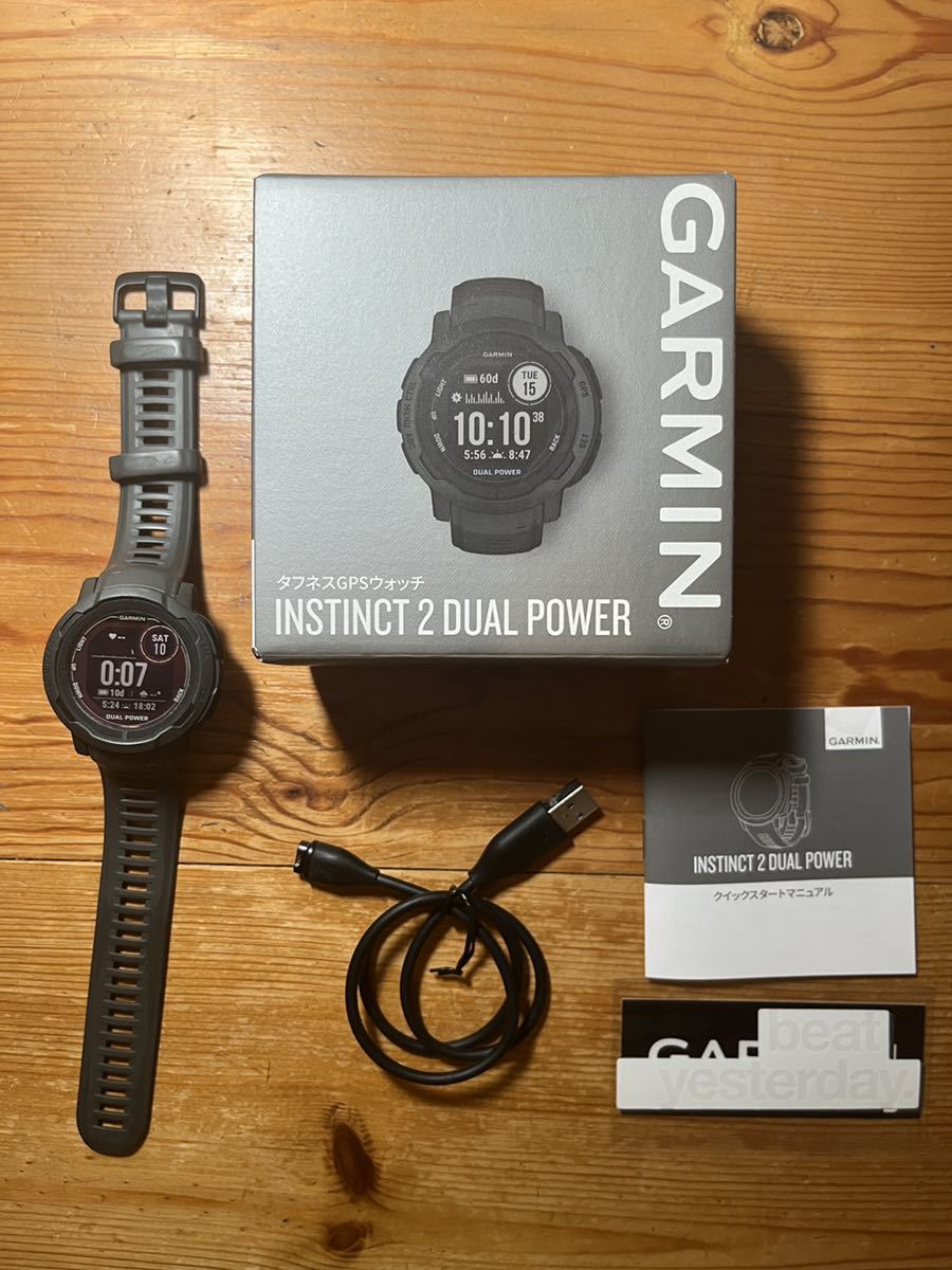 GARMIN ガーミン INSTINCT2 DUAL POWER インスティンクト ソーラー充電