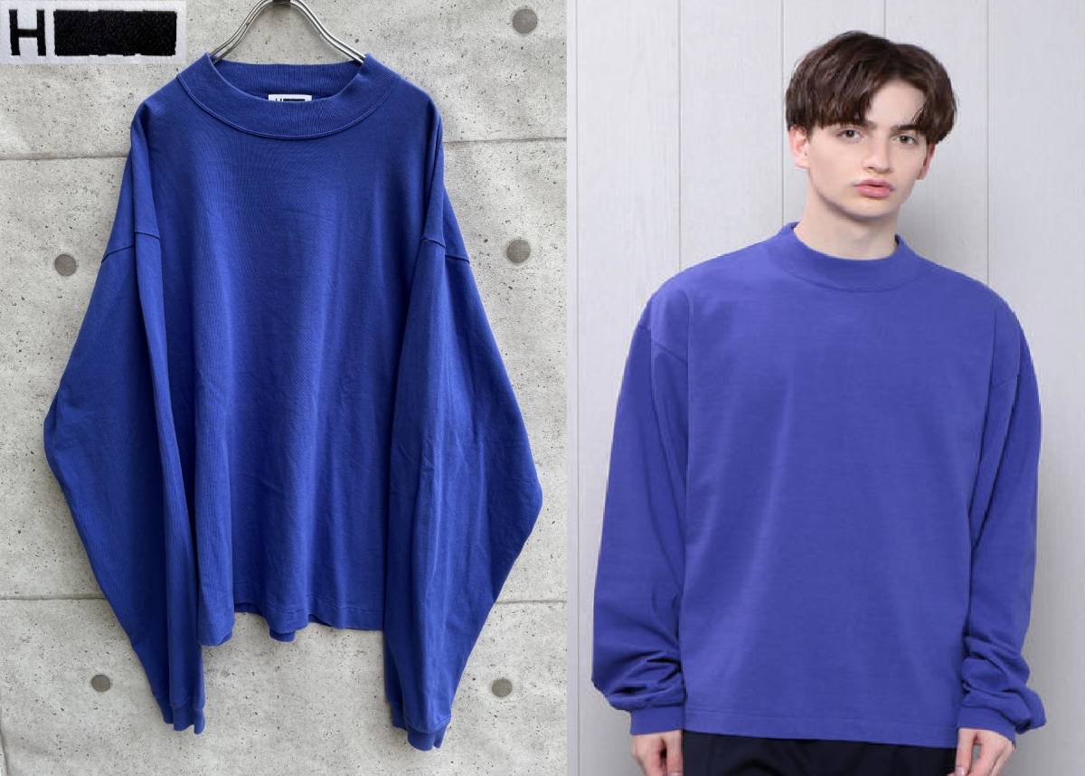 H BEAUTY&YOUTH UNITED ARROWS VOLUME SLEEVE CREW NECK PULLOVER
