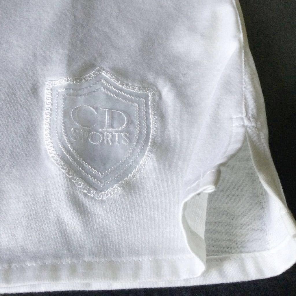 Christian Dior sports ポロシャツ レース透かしエンブレム付_画像3