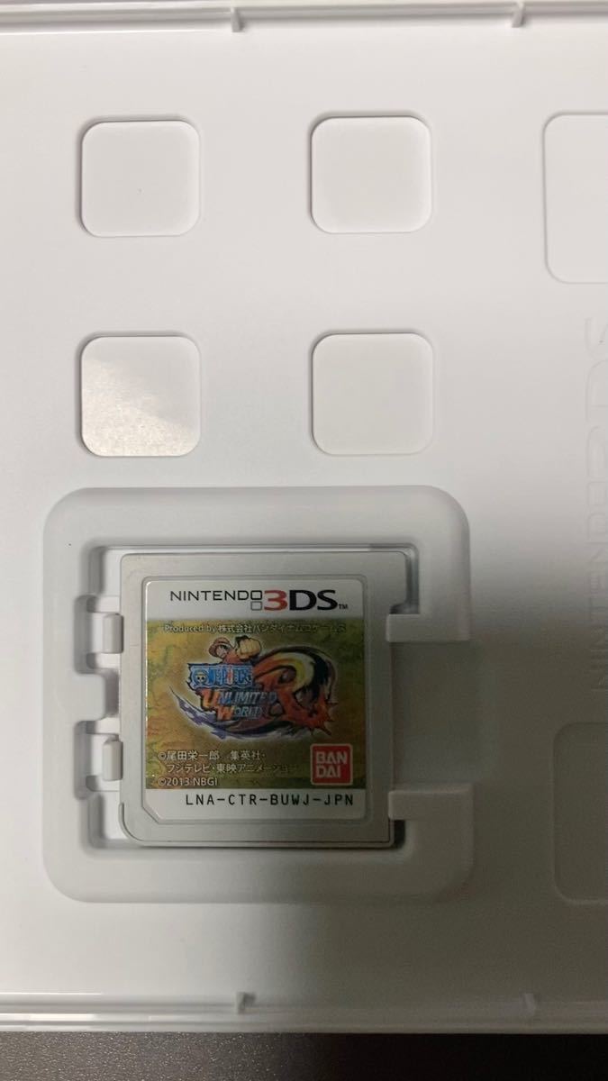 ワンピース　アンリミテッドワールド　R レッド 3DS Nintendo 3DS 送料無料　消毒済