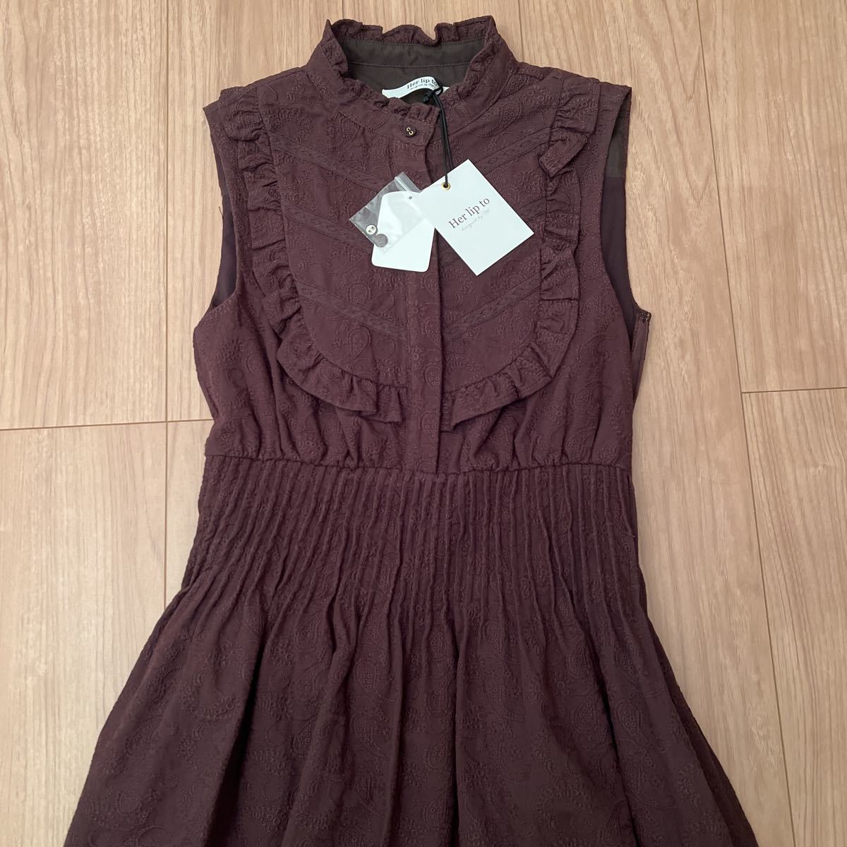 公式ショップ】 Paisley Cotton Lace Long Dress ad-naturam.fr