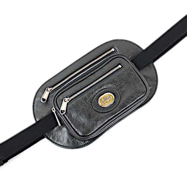 美品 グッチ GUCCI レザー ブラック 黒 ヴィンテージ メンズ ベルト