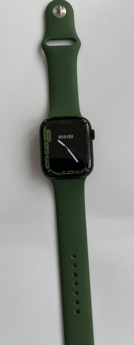 Apple Watch Series 7 GPSモデル 45mmグリーンアルミニウムケースと